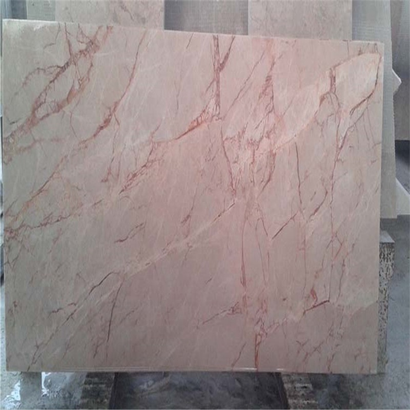 Rose pink marble veneer for wall cladding