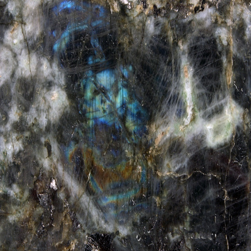 Galactic Labradorite Blue Granite Slab Price for Wall and Flooring Tiles Decoration Sinoscenery 1/-1mm