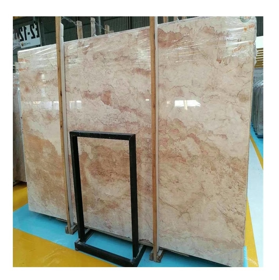 Rosa aurora marble slabs price for polished finish