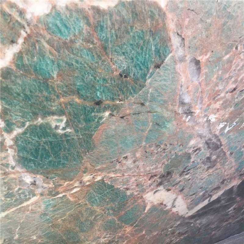 Granite Green Luxurious Slabs Turquoise Wall and Floor Decoration Big Slab Polished with Top Quality Amazonite Sinoscenery Hotel