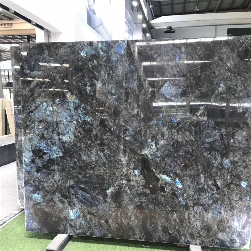 Van gogh blue granite high quality tiles for wall and floor decor