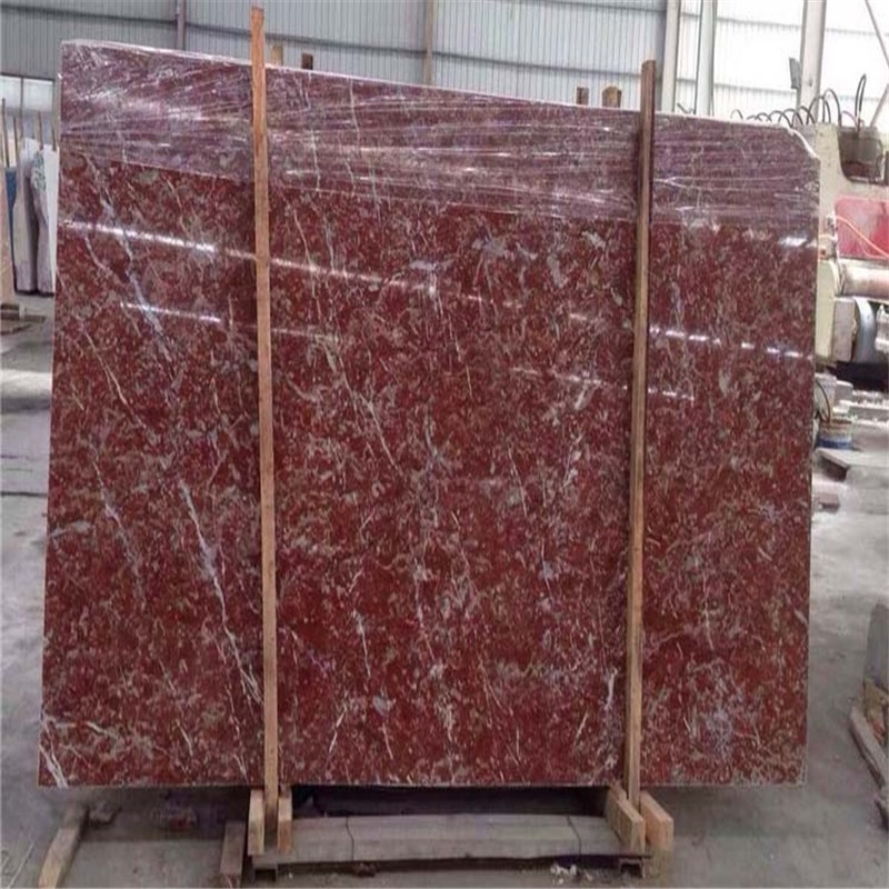 Athens rosa red marble floor flooring walling stone slab 2cm 3cm thick