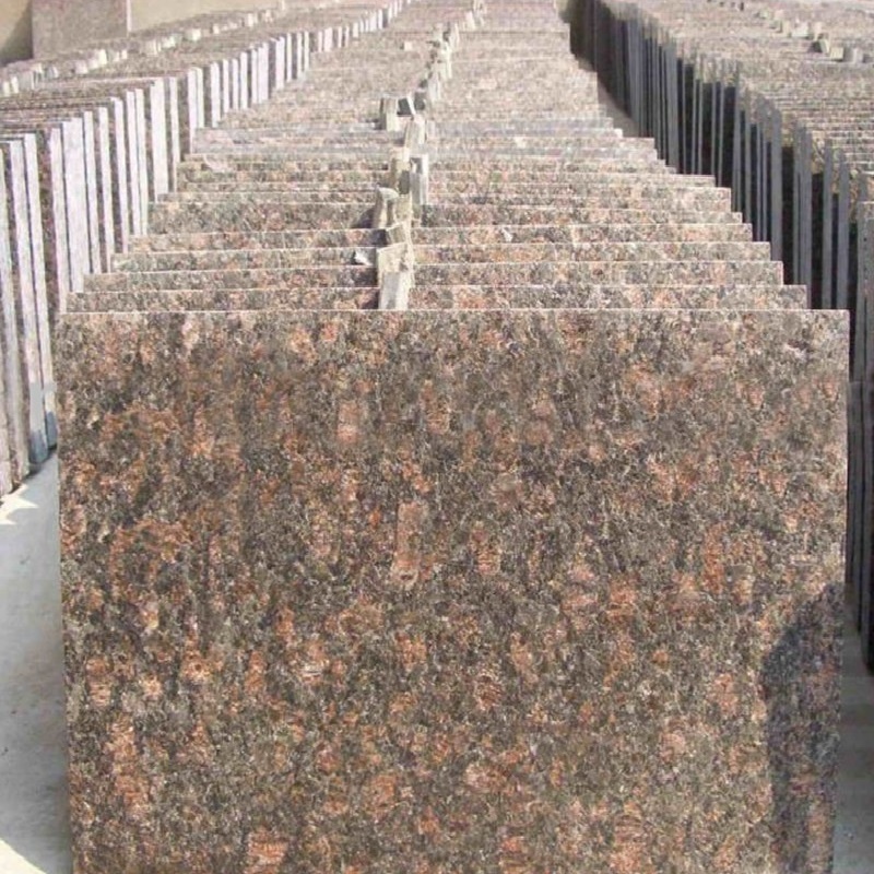 Tan brown granite prices promote for flamed or leather surface