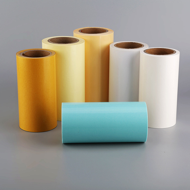 Silicone Coated Blue Glassine Release Paper for Stickers Raw Material PU Waterproof Silicone Jumbo Roll Competitive Price