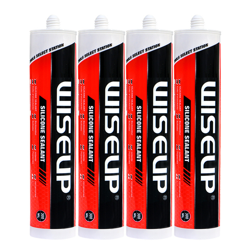 Multipurpose Silicone Sealant Clear Waterproof High Temp Resistance Acetic Silicone Sealant