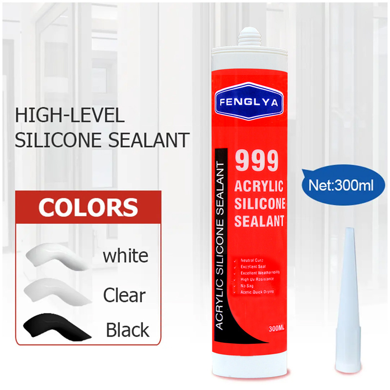 Acrylic Silicone Sealant Neutral Waterproof Glass Glue For Plastic And Metal