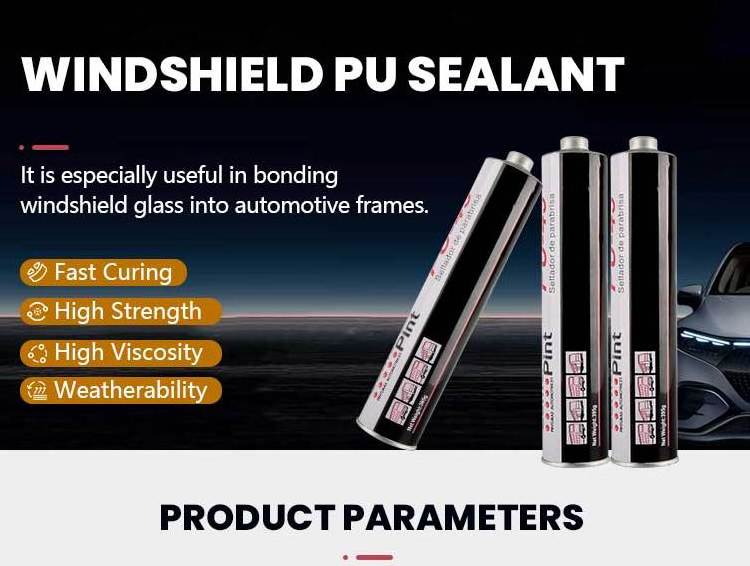 High Quality Pu Sealant 600Ml Windshield Auto Glass Sealant Polyurethane Adhesive