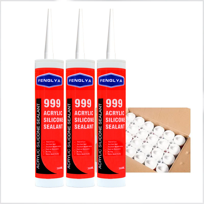 Waterproof UV Resistance Metal Gutter Seal Silicone Sealant High Bonding No Crack Weatherproof Neutral Silicone Sealant