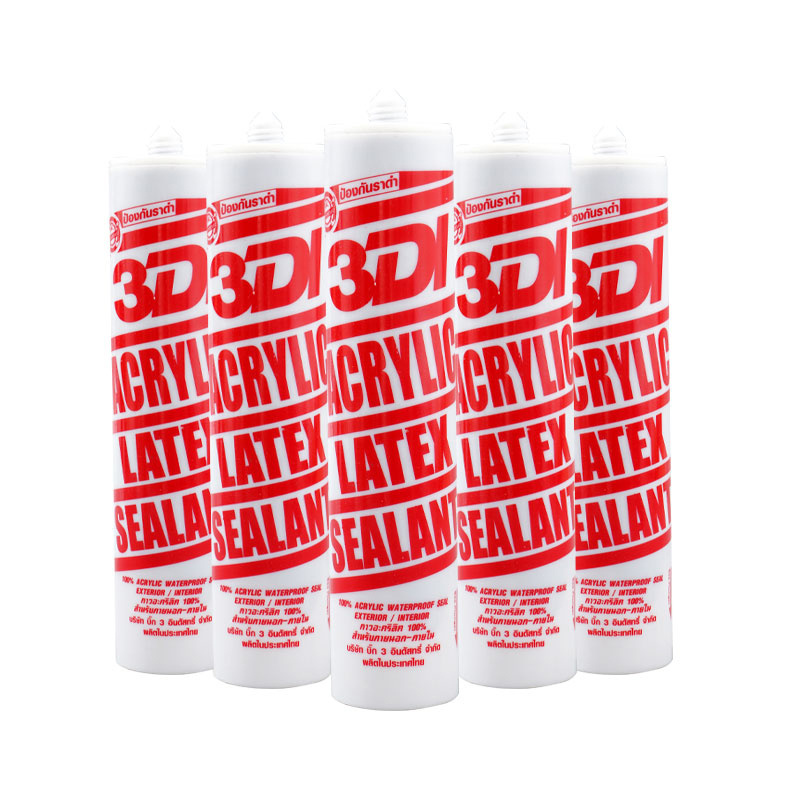 Intumescent Mastic Acrylique Fire Resistant Acrylic Sealant For Stainless Steel