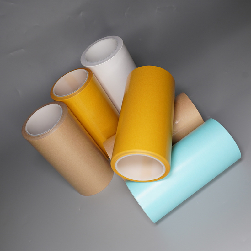 Good quality double side silicone glassine paper cast coated yellow release