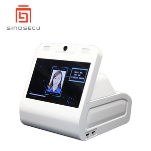 ID face reader and ID documents Face Scanner for Universities help students to check in use biometric face reader