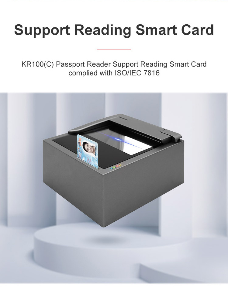 Support reading passport card  reader complied with ISO/IEC 7816 Sinosecu  ID card scanner & identity card reader