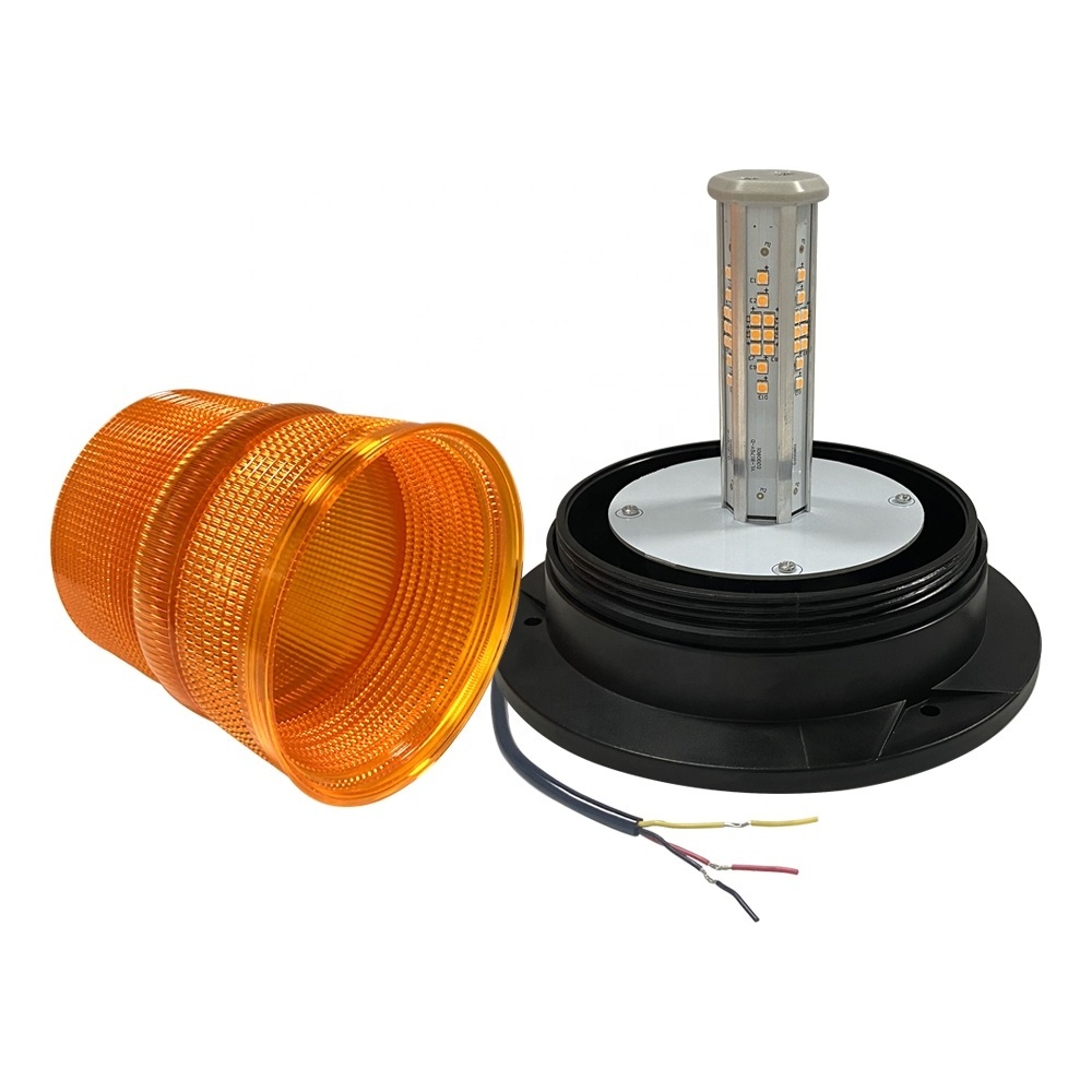 Amber vehicle truck flashing warning light rotating beacon light