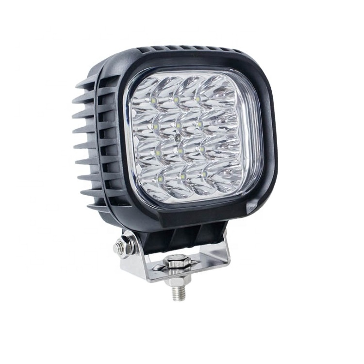 12v 48w 16x3 Led Work Light Off Road Spot Light Led Bar Off Road Fog Lights IP67 PMMA SG 2 Years,2 Years 3000-6500K 3350LM