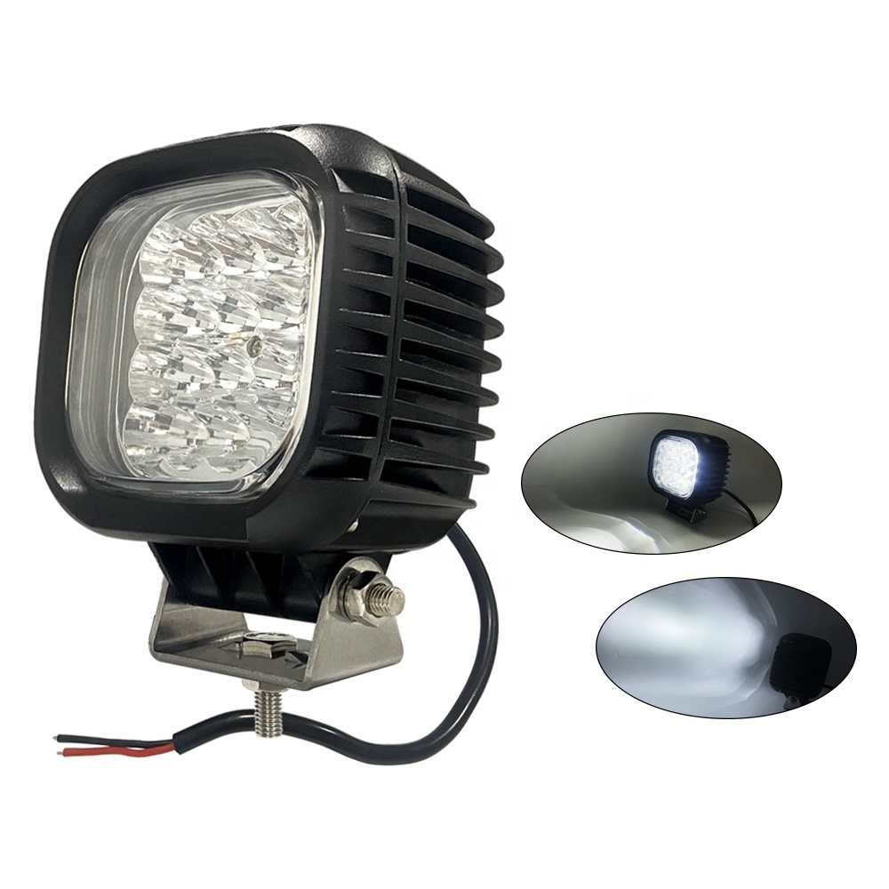 12v 48w 16x3 Led Work Light Off Road Spot Light Led Bar Off Road Fog Lights IP67 PMMA SG 2 Years,2 Years 3000-6500K 3350LM