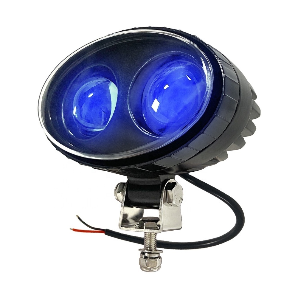 DC10-80V Forklift Blue Point Danger Zone Light 10w Blue Red Spot Light