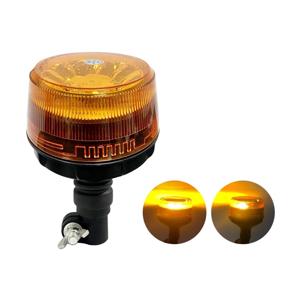 2023 new design DC 12V 24V rotating LED beacon flashing warning light for tractor