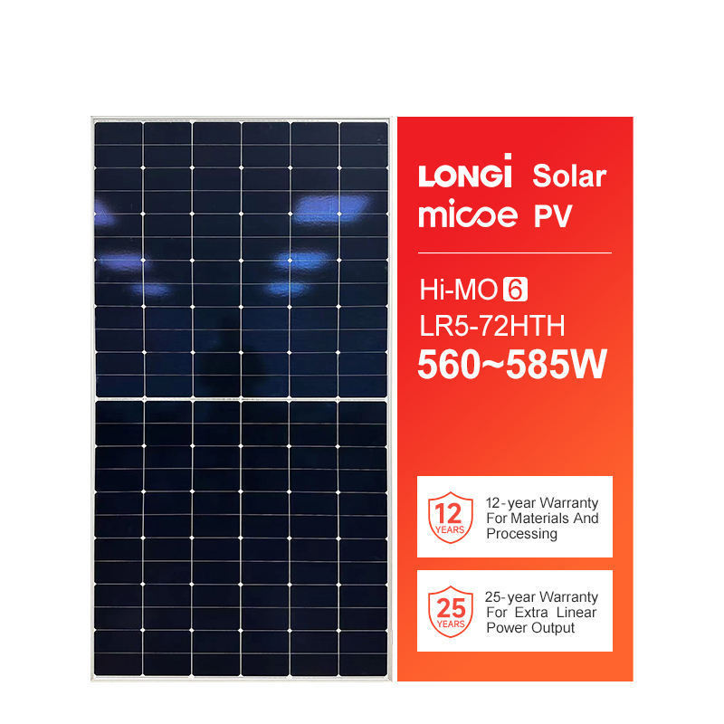 Longi hi mo 5 solar panel 545w 540w 555w longi 550w solar panel 550w from china