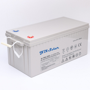 Jidi Solar Free maintenance gel battery 12v 200ah salt water battery