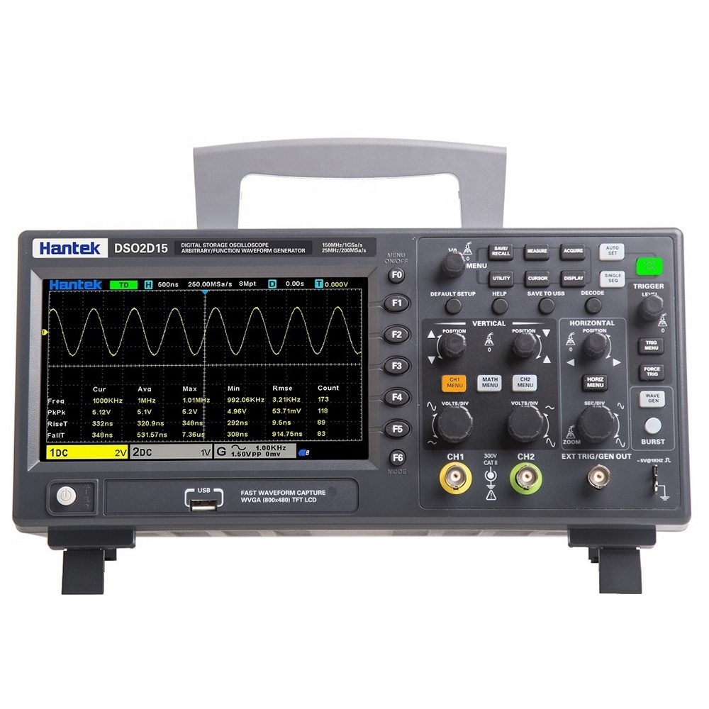 Hantek DSO2C15 Digital Oscilloscope Dual Channel 150MHz Bandwidth Economical Oscilloscope