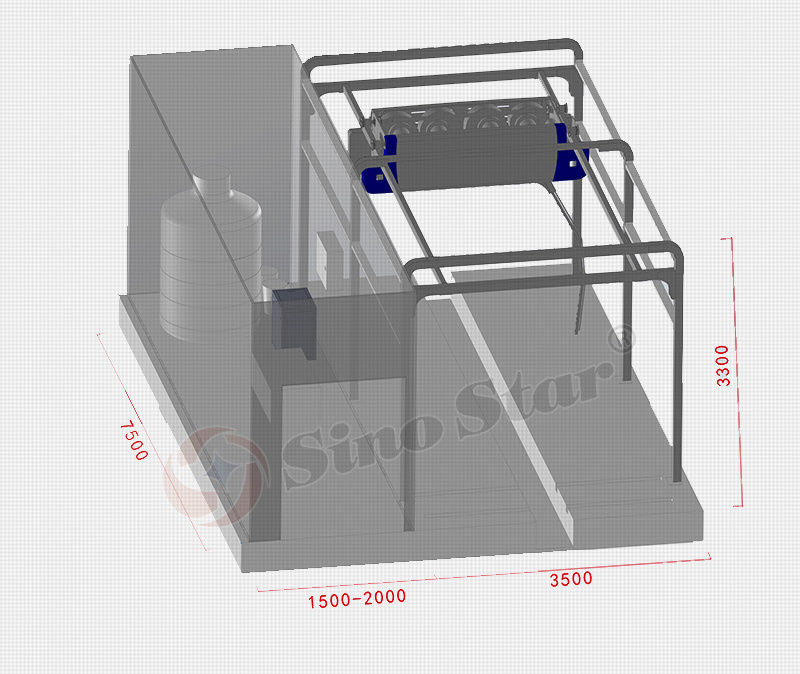 Sino Star auto car wash machine system car wash machine touchless made in china robotic car wash machine price