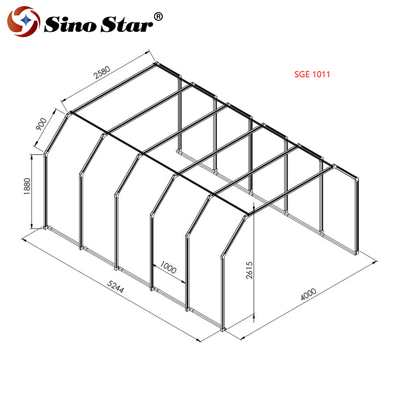 Garage Hexagrid Interior Inspection Auto Car Tunnel Detailing Lights Hand Work Led Linear Hexagon Ceiling Detailing Light