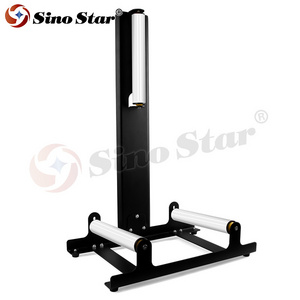 Black Car Rolling Wheel Detailing Wheel Stand metal Tire Roller Stand for Washing Car Wheels Stand Detailing SP00343