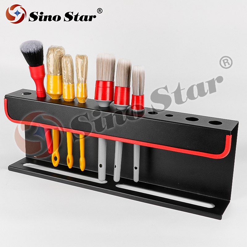 Car detailing brush Storage Rack, Wall Mount Bottle Organizer Car Detailing Spray Bottle Holder SP00252