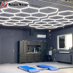 STC202 use for gaming room auto detailing car showroom LED light workshop honeycomb led light for garage car inspection light