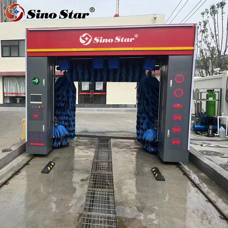 High Pressure car Washer cleaning /automatic rollover car washer/auto car washing for gas station with Shampoo/wax function