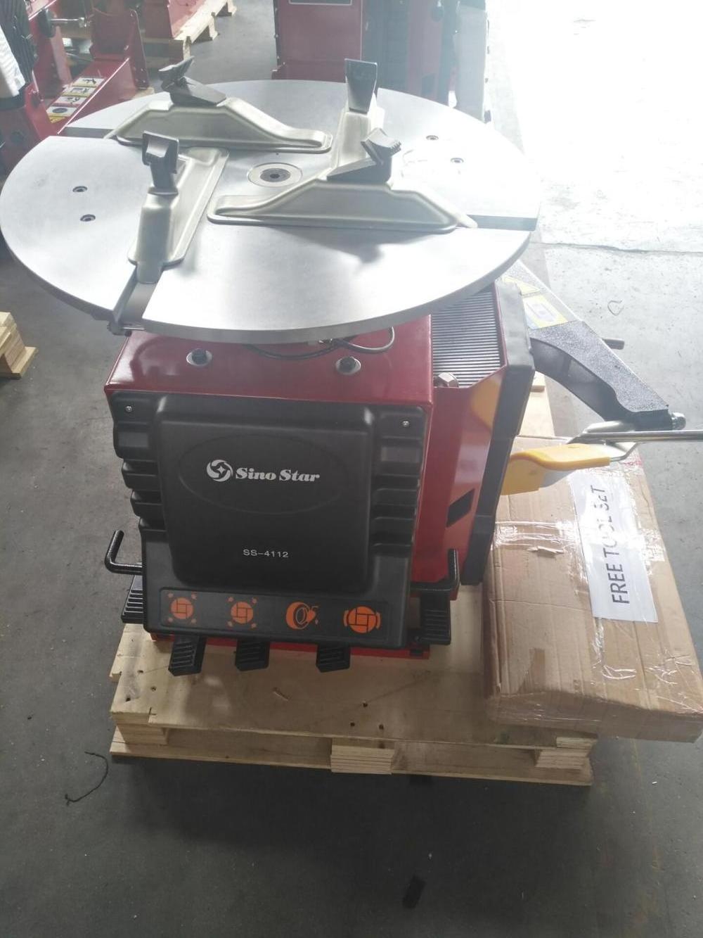 High quality hydraulic auxiliary arm China automatic tire changer machine(SS-4112)