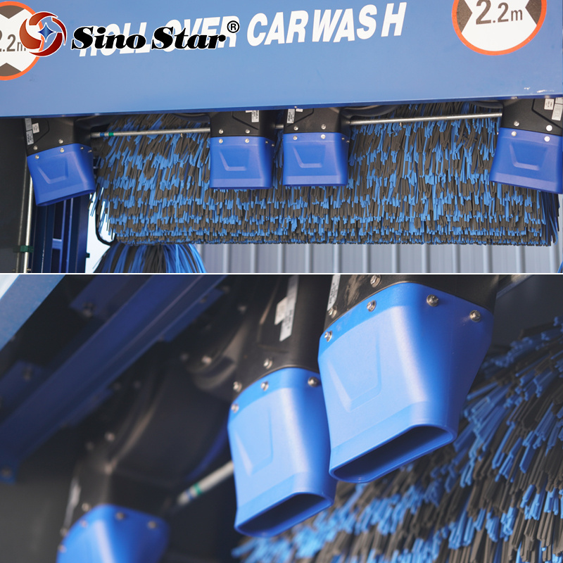 Best quality 5 brush rollover car wash machine fully automatic system/car washing equipment for car wash station