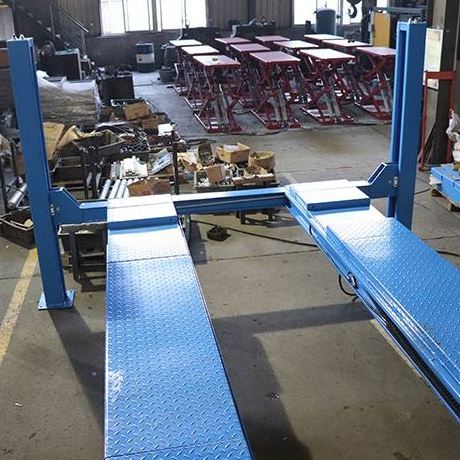 3D wheel aligner workshop use four post car lift wheel alignment equipment auto repair lifting machine