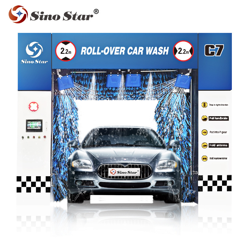 Best quality 5 brush rollover car wash machine fully automatic system/car washing equipment for car wash station