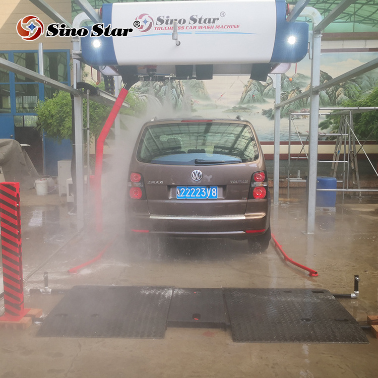 Sino Star Luxury 360 Brushless carwash equipment price automatic car wash system touchless car wash machine