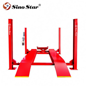 3D wheel aligner workshop use four post car lift wheel alignment equipment auto repair lifting machine