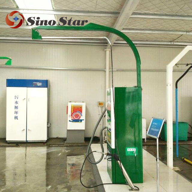 3.4KW 10MPA Coin/card/banknote operated car washing self service machine/self-service steam carwash machines equipment