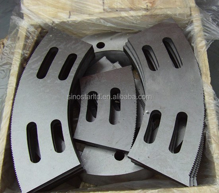 carton box serrated arc-shape slotting blade