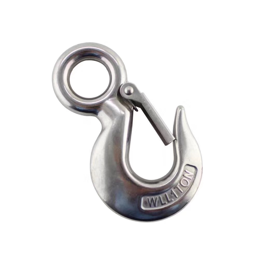 Cargo Hook with Latch  Eye Hoist Hook with Latch Supplier