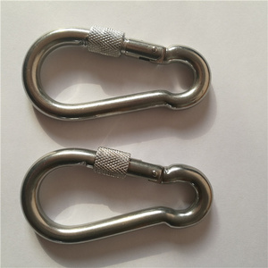 Snap Hook with Screw Climbing Carabiner