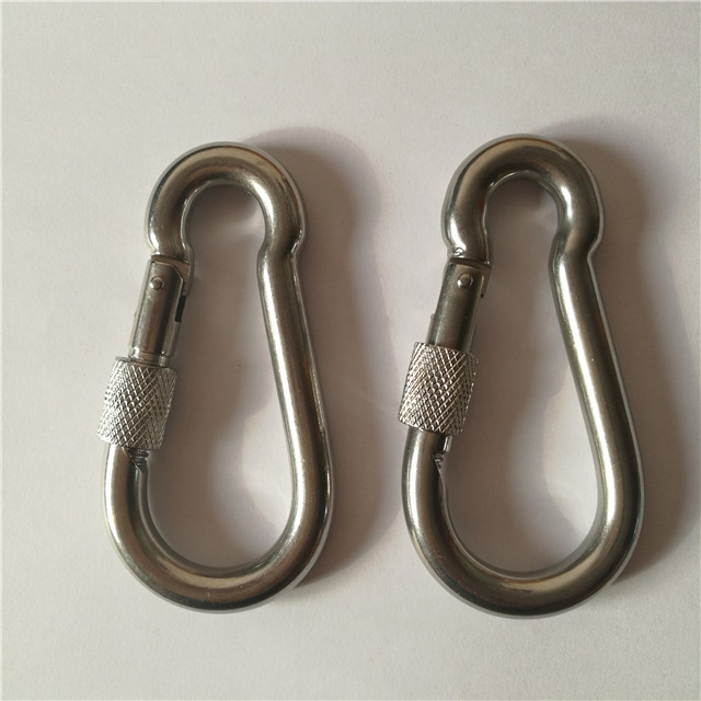 Snap Hook with Screw Climbing Carabiner