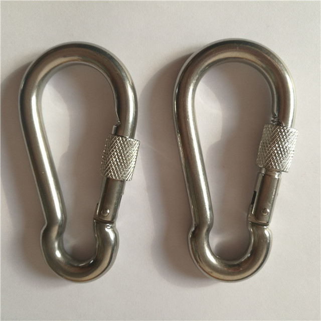 Snap Hook with Screw Climbing Carabiner