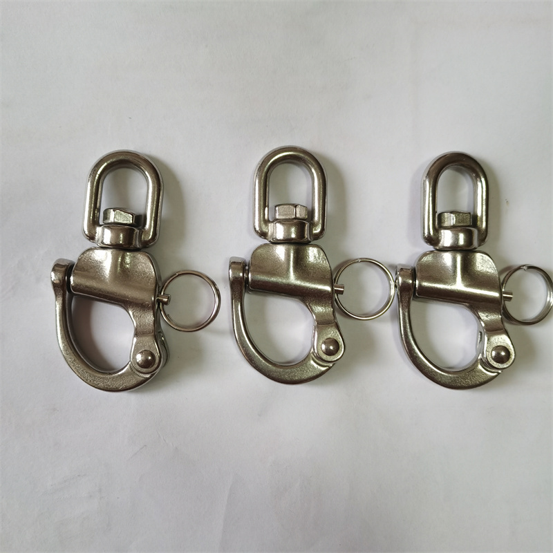 SS304 or SS316 Stainless Steel Swivel Snap Shackle Supplier