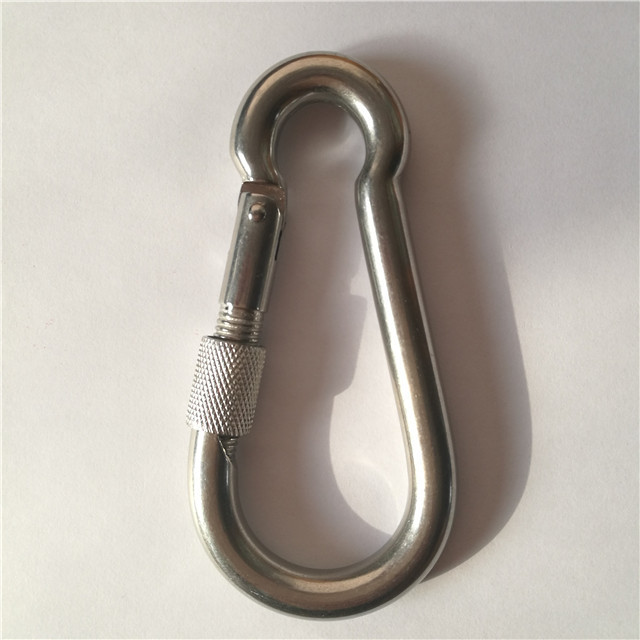 Snap Hook with Screw Climbing Carabiner