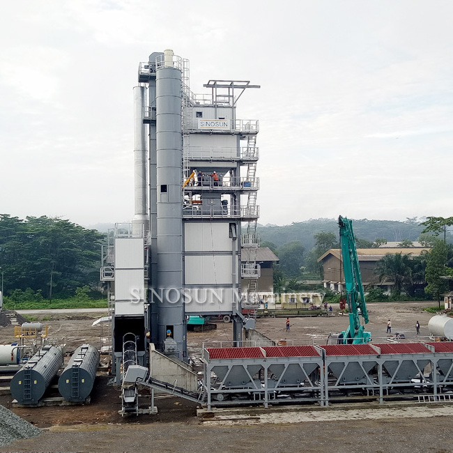 Big productivity Tar Mixing Machine, Asphalt Mixing Machine 160 t/h can use Bitumen 60/70