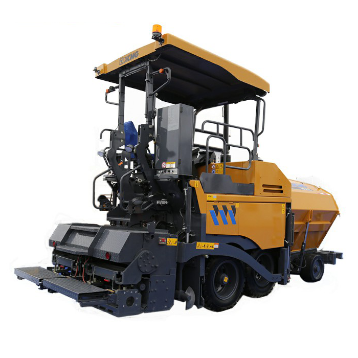 Mini Asphalt Paver RP453L 73.50KW Cement Concrete Paver Machine Pavers Road