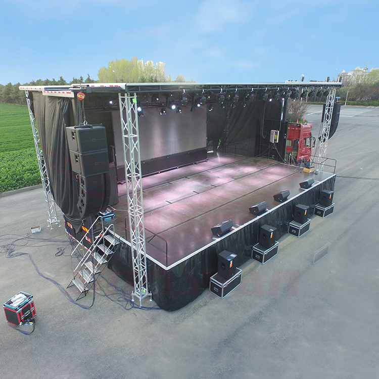 High Quality Exhibition evangelism stage president election stage truck outdoor event Mobile Stage Trailer for concert event