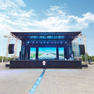 High Quality Event Mobile Chorus Stage Riser Stage Trailer Mobile Stage Trailer For crusade truck