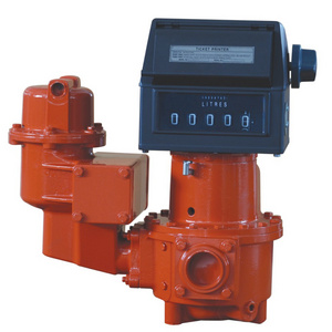 Smith Type Positive Displacement Flow Meter Fuel Station Uses High-precision 3" Mechanical Flow Meter