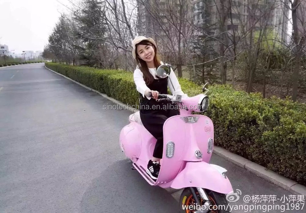 factory hot sale cheap 1000W vintage pink electric scooter